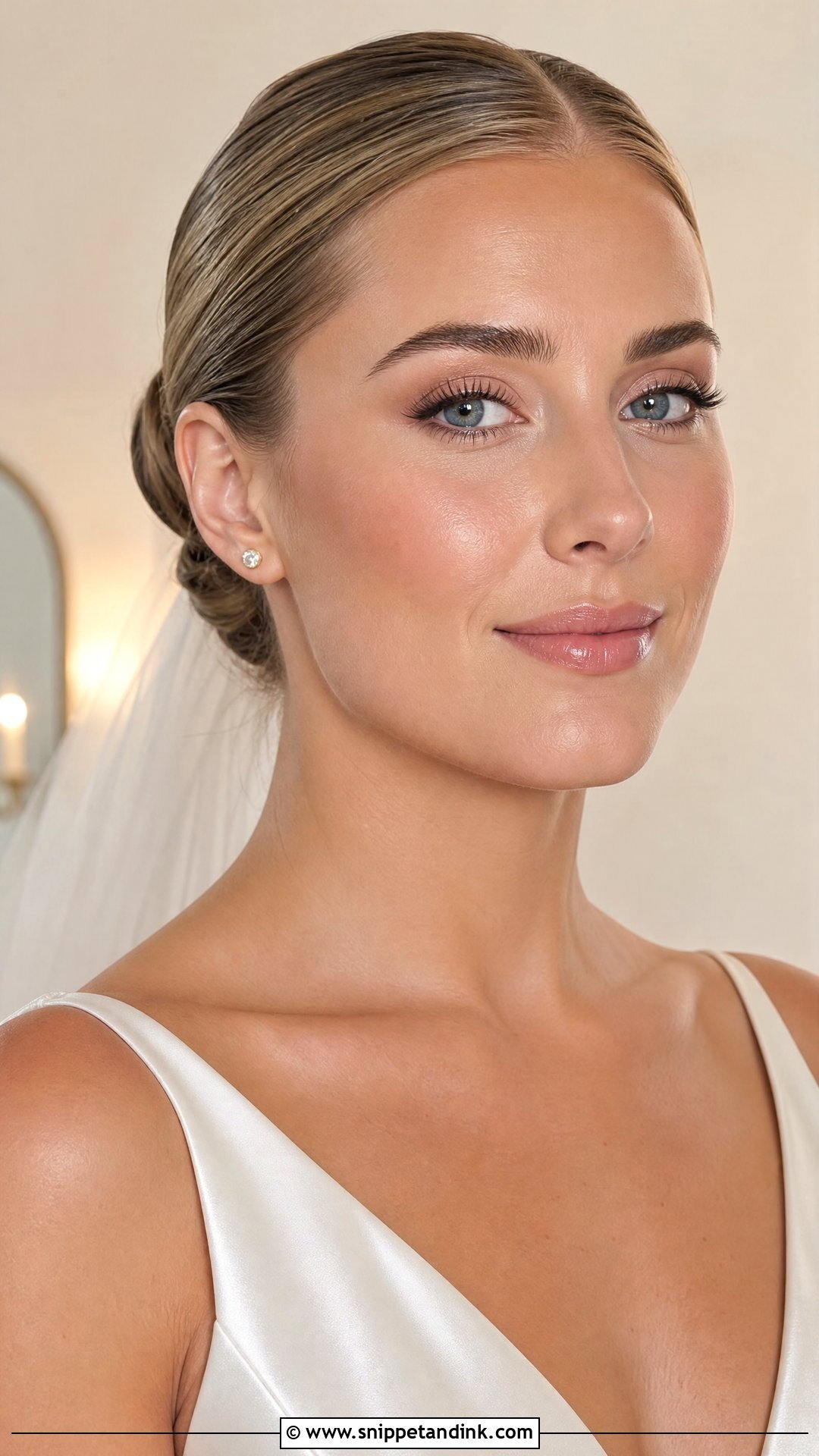 Clean Girl Glowy Wedding Makeup - Snippet and Ink - 25 Glowy Wedding Makeup Ideas