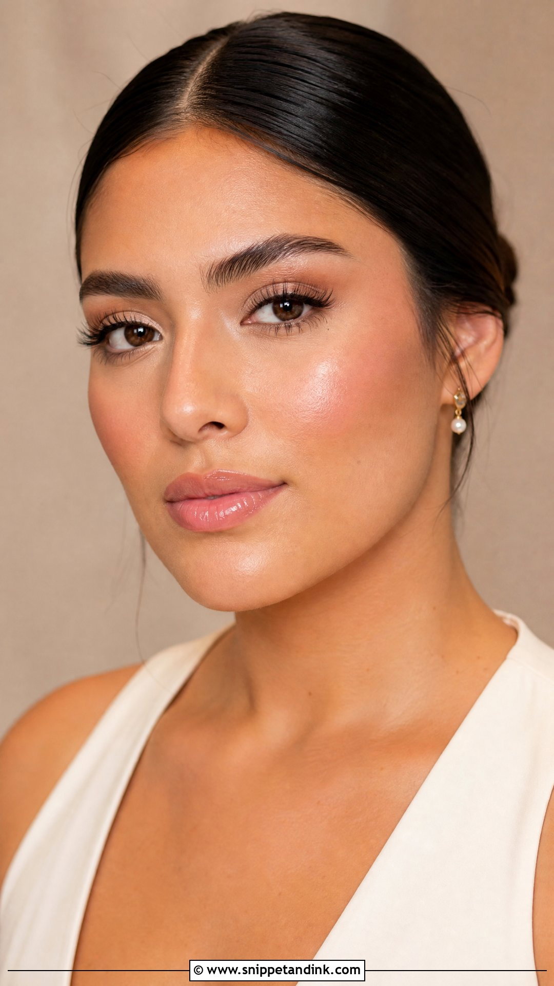 Clean Girl Wedding Makeup - Snippet and Ink - 20 No Makeup Wedding Ideas
