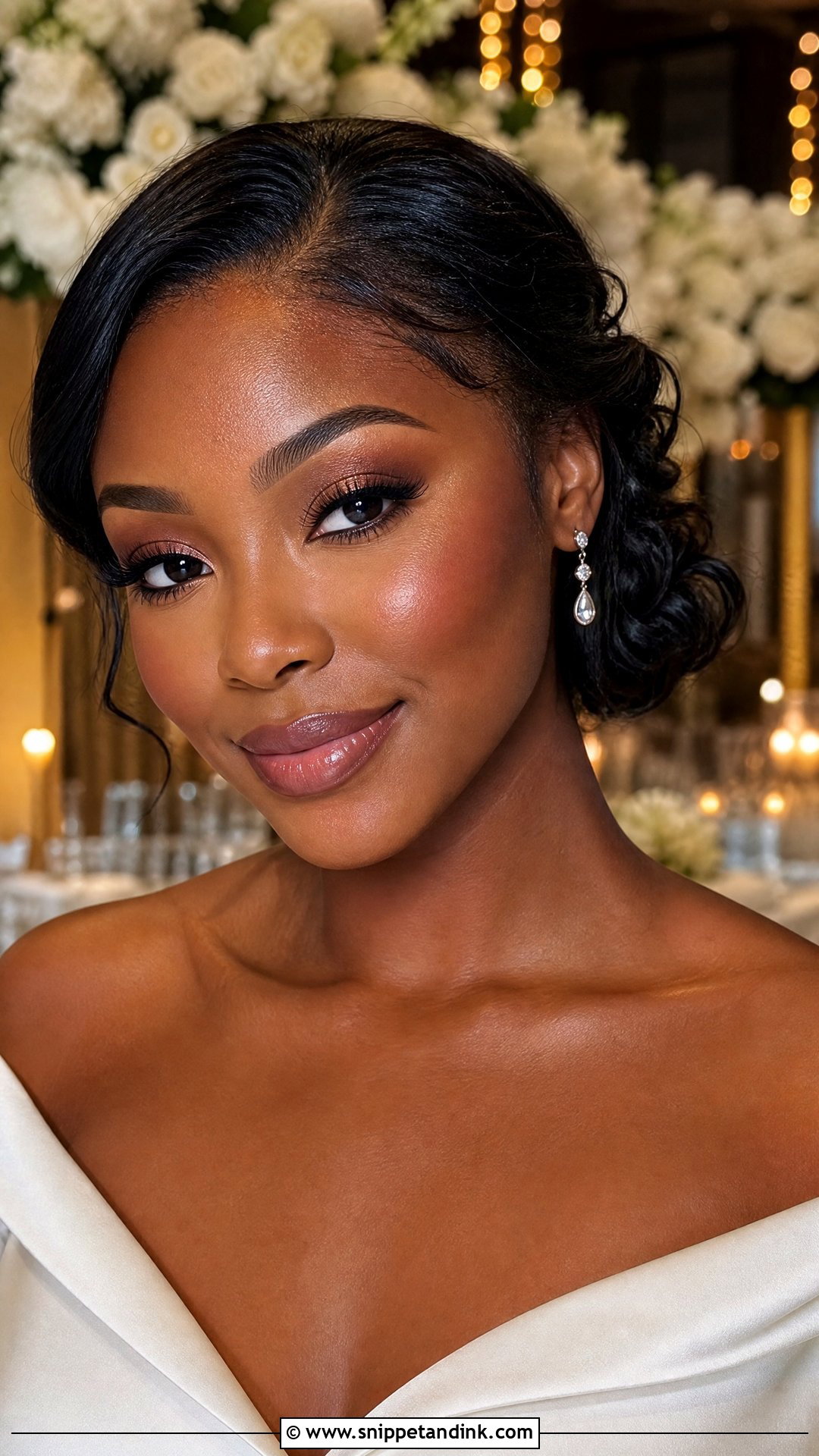 Clean Girl Wedding Makeup For Deep Skin - Snippet and Ink - 20 Clean Girl Wedding Makeup Ideas