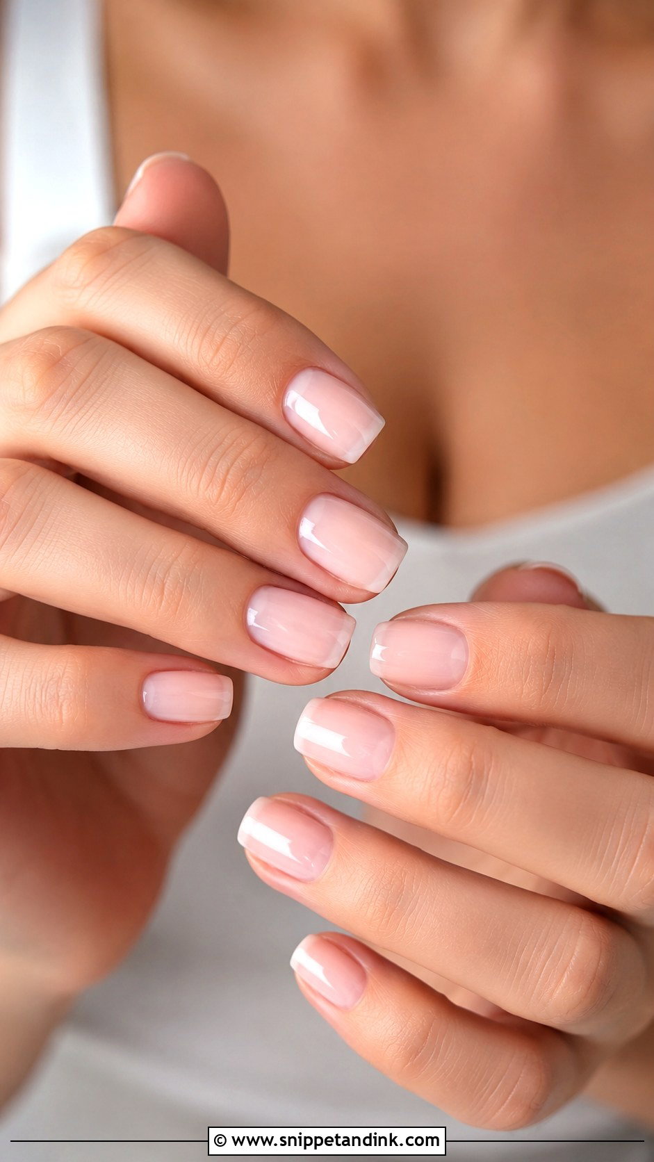 Clear Bride Nails With White Tips - Snippet and Ink - 30 Elegant Bride Nails Wedding