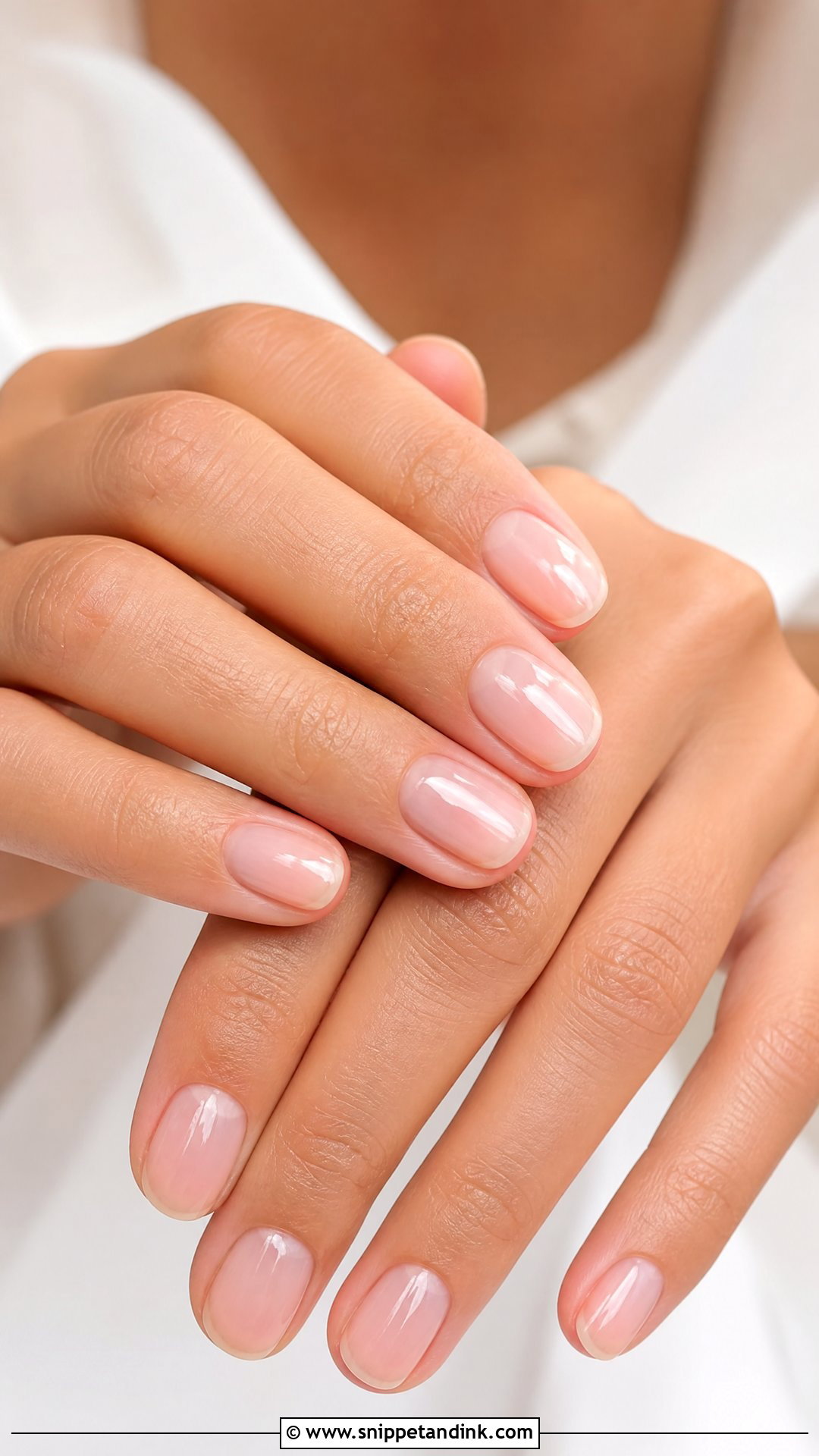 Clear Gloss Beach Wedding Nails - Snippet and Ink - 25 Beach Wedding Nails