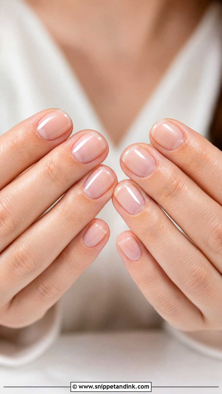 Clear Gloss Bridal Nails - Snippet and Ink - 20 Classic Bridal Nails