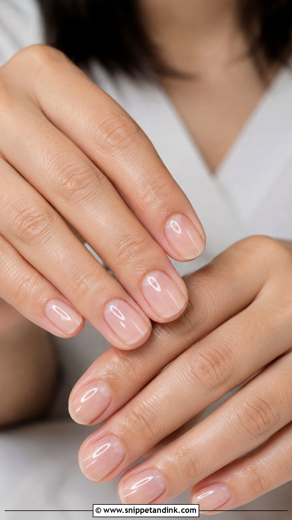 Clear Gloss Bridal Nails - Snippet and Ink - 20 Minimal Bridal Nails