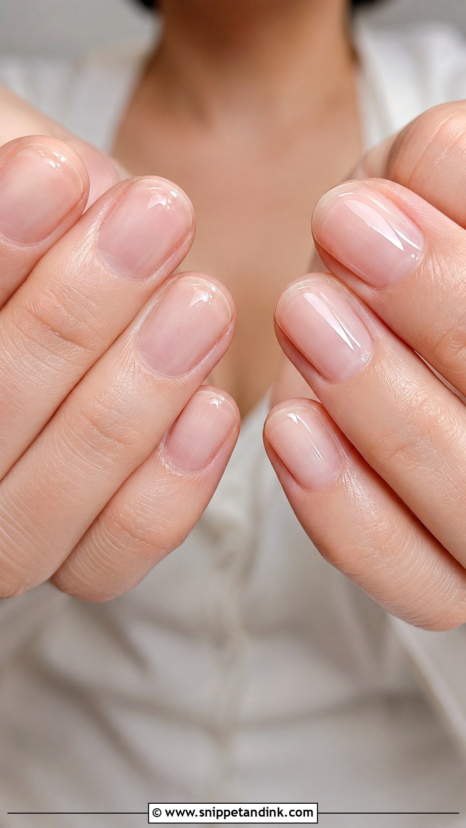 Clear Gloss Bridesmaid Nails - Snippet and Ink - 20 Bridesmaid Nail Designs