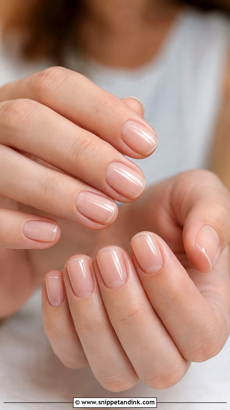 Clear Gloss Wedding Nails - Snippet and Ink - 20 Clean Wedding Nails