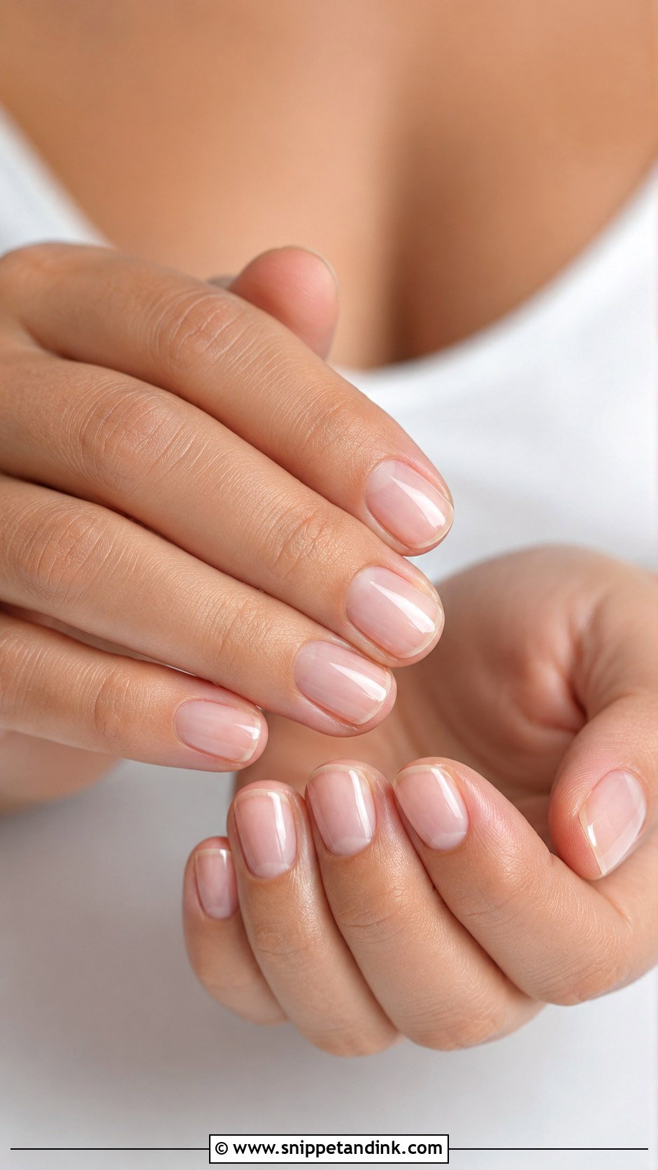 Clear Gloss Wedding Nails - Snippet and Ink - 20 Minimal Wedding Nails