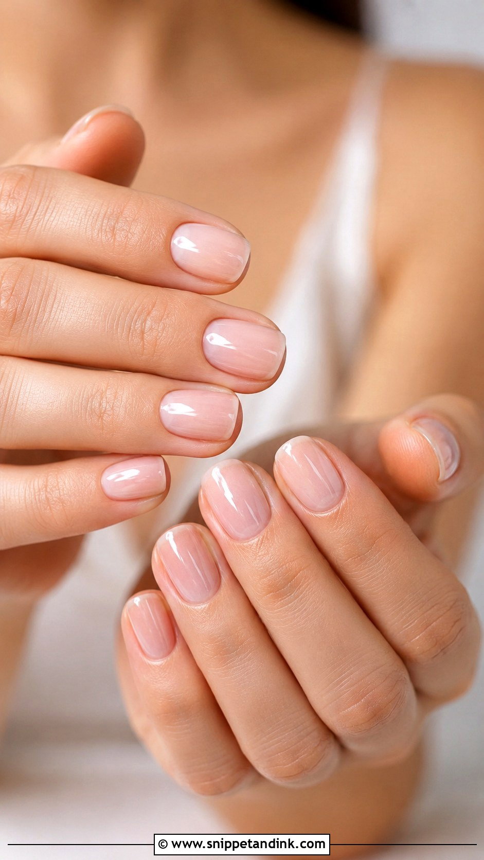 Clear Gloss Wedding Nails - Snippet and Ink - 20 Plain Wedding Nails