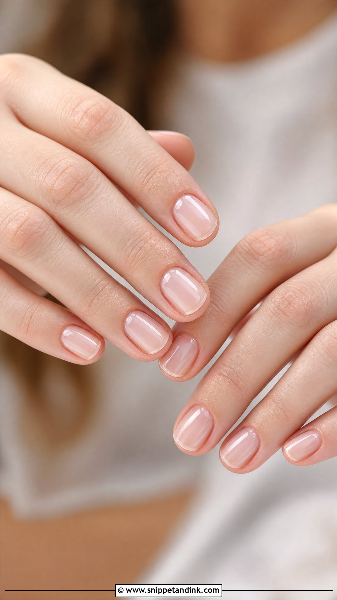 Clear Gloss Wedding Nails - Snippet and Ink - 20 Simple Elegant Wedding Nails