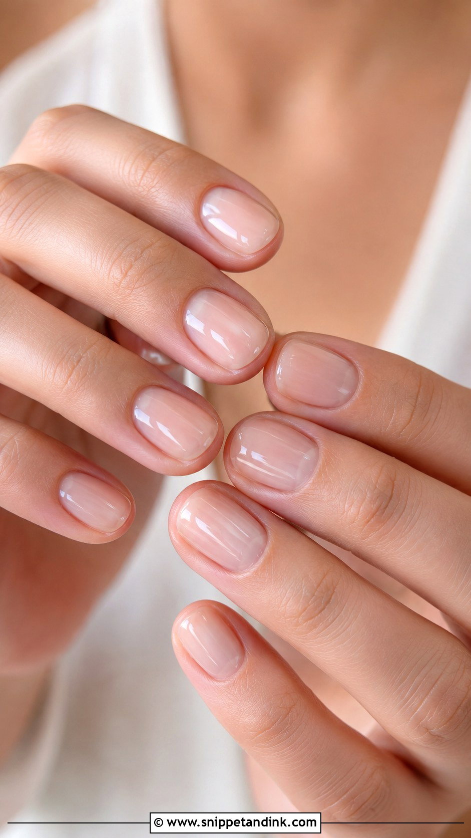 Clear Gloss Wedding Nails - Snippet and Ink - 20 Simple Wedding Nail Ideas