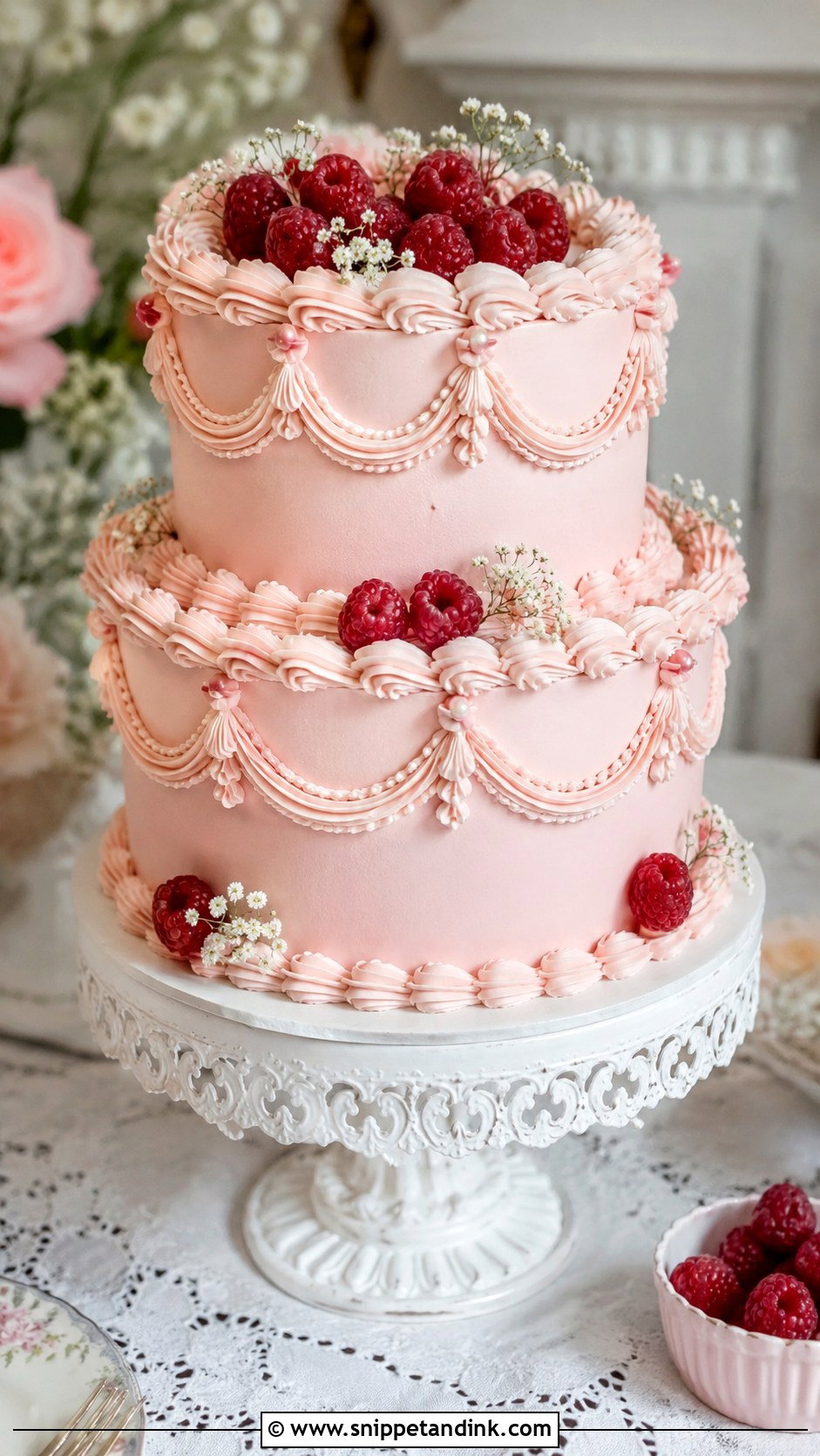 Clover Club Wedding Cake - Snippet and Ink - 20 Cocktail Cake Design Ideas for Wedding