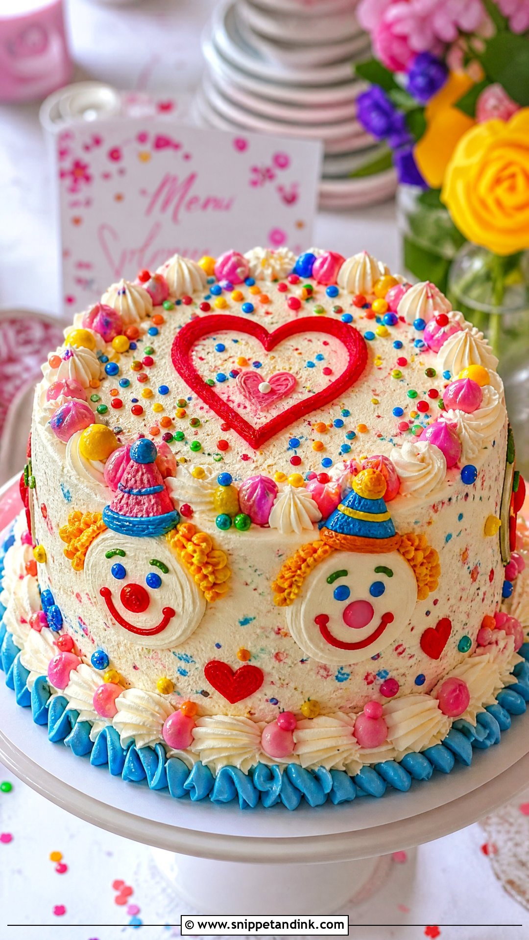 Clown Style Wedding Cake - Snippet and Ink - 35 Ugly Cakes for Wedding