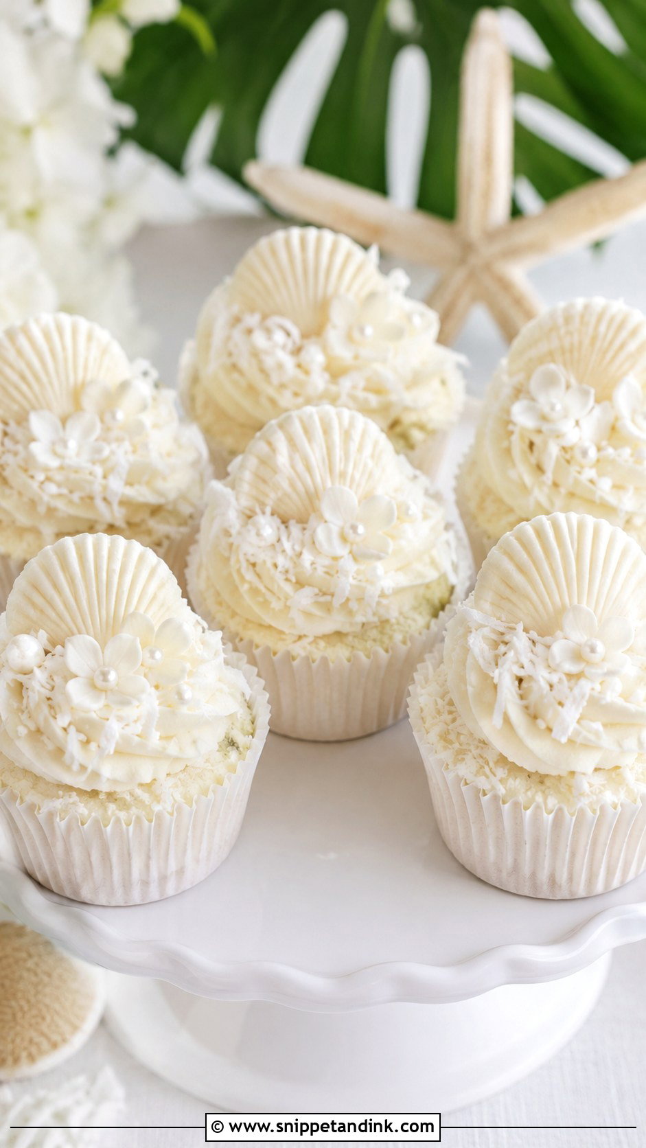 Coconut Buttercream Wedding Cupcakes - Snippet and Ink - 25 Wedding Cupcake Frosting