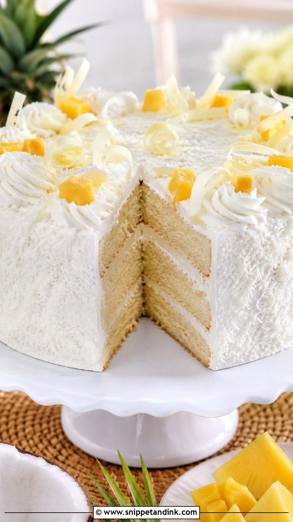 Coconut Cake For 20 People - Snippet and Ink - 20 Cake for 20 People