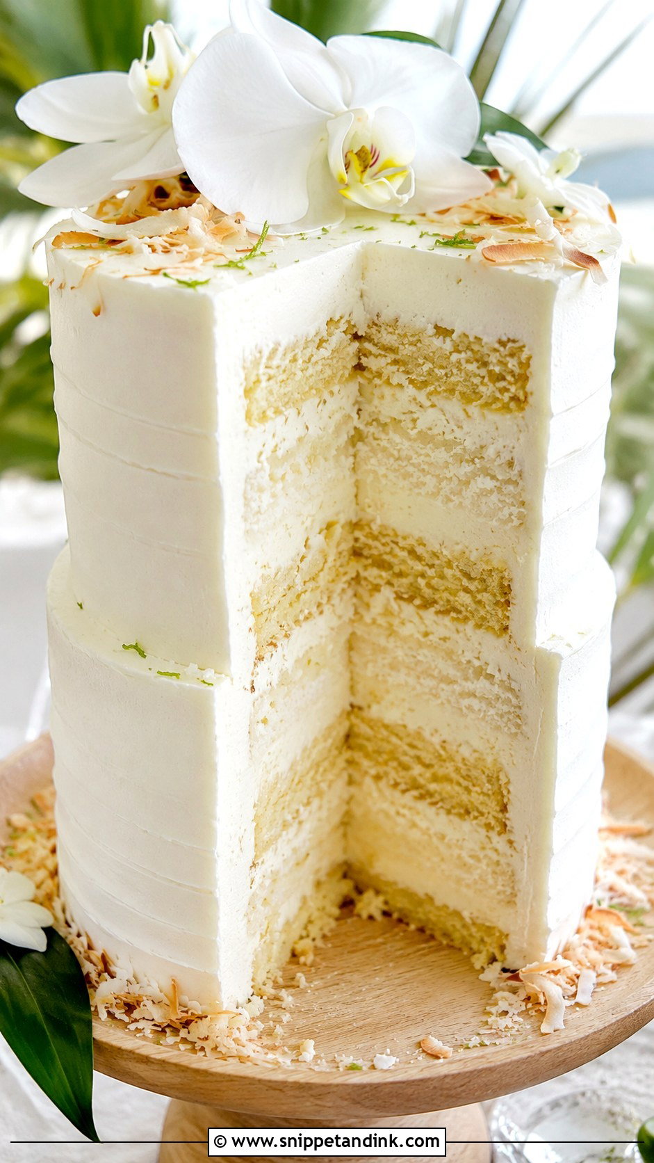 Coconut Mousse Wedding Cake - Snippet and Ink - 25 Mousse Wedding Cake Ideas