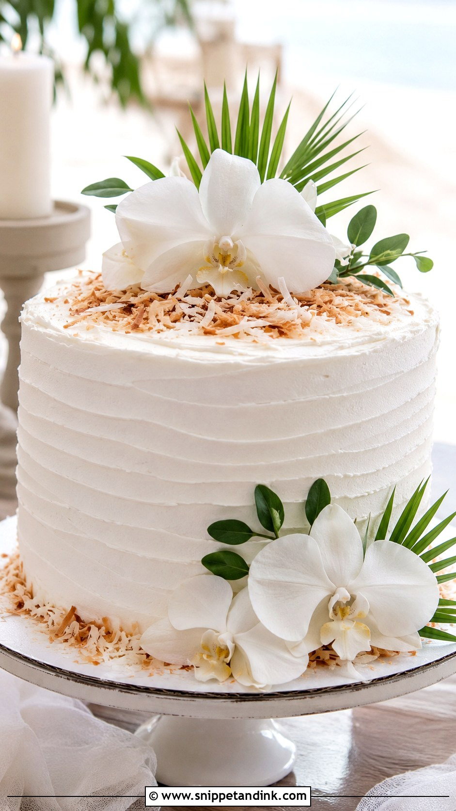 Coconut Sponge Wedding Cake - Snippet and Ink - 25 Sponge Cake Wedding Cakes