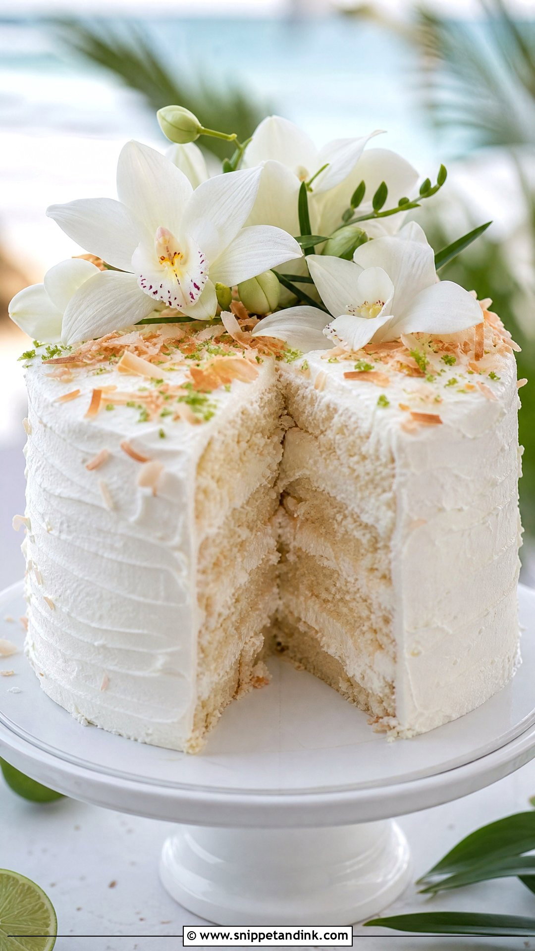 Coconut Tres Leches Mexican Wedding Cake - Snippet and Ink - 20 Mexican Wedding Cakes