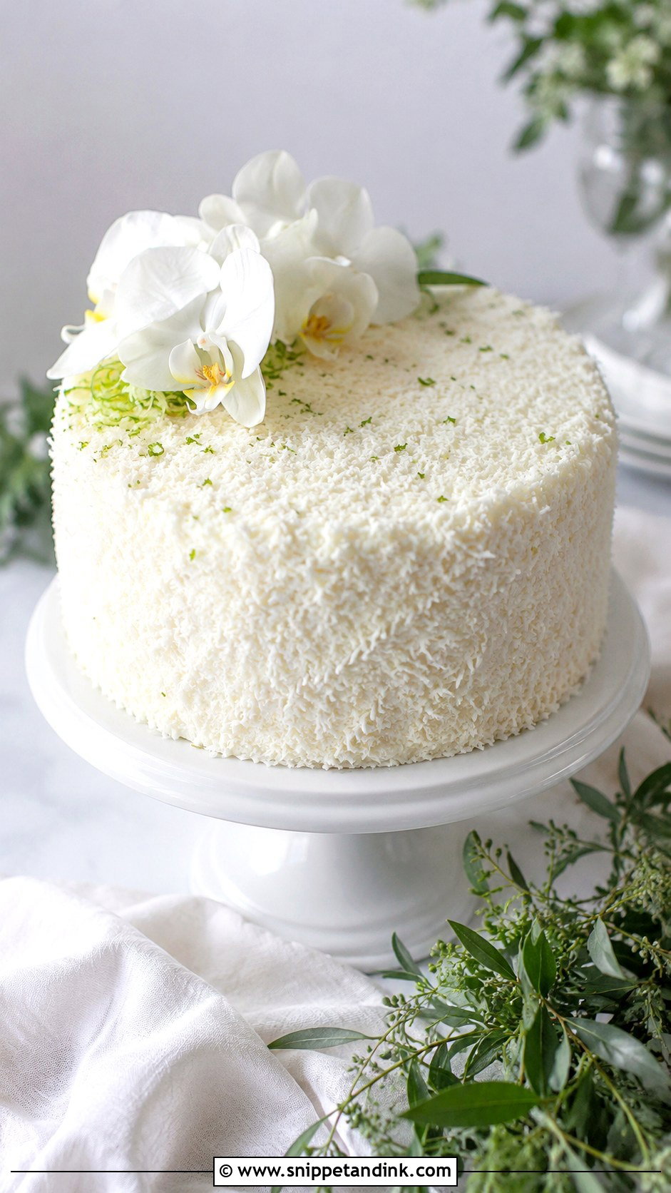 Coconut Wedding Cake - Snippet and Ink - 30 Simple Unique Wedding Cake Ideas