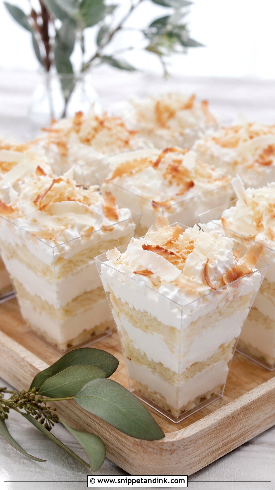 Coconut Wedding Cake Shooters - Snippet and Ink - 20 Wedding Cake Shooters