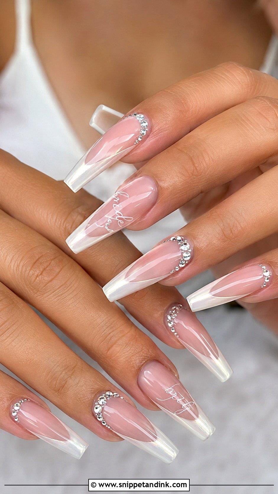 Coffin Bachelorette Nails For Bride - Snippet and Ink - 30 Bachelorette Nails the Bride
