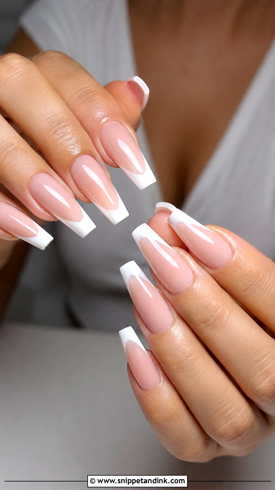 Coffin Bridal Gel Nails - Snippet and Ink - 20 Bridal Gel Nails Wedding