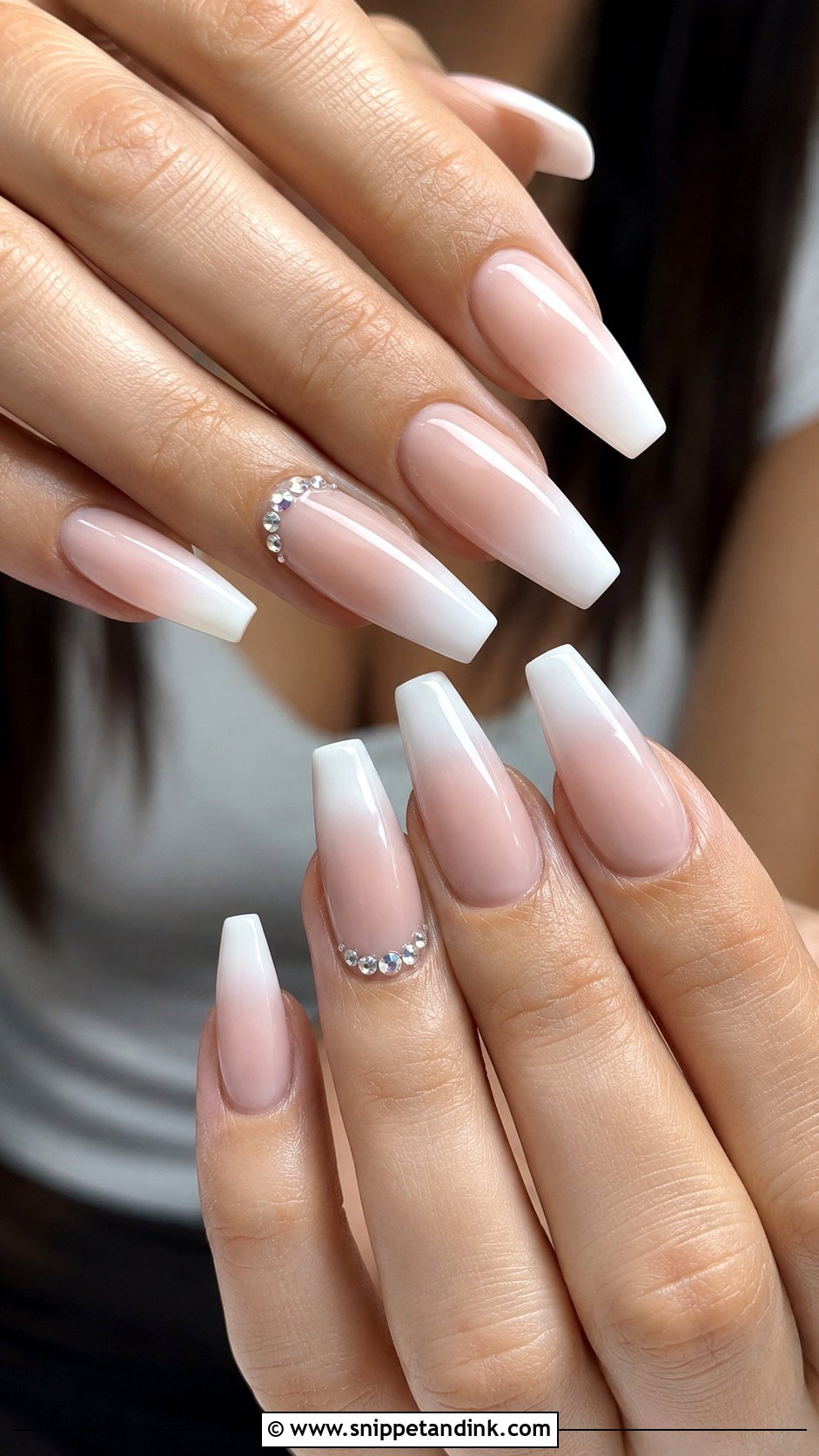 Coffin Bridal Nails - Snippet and Ink - 20 Bridal Nails Art