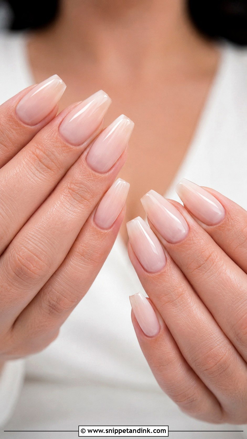 Coffin Bridal Nails - Snippet and Ink - 30 Simple Bridal Nails