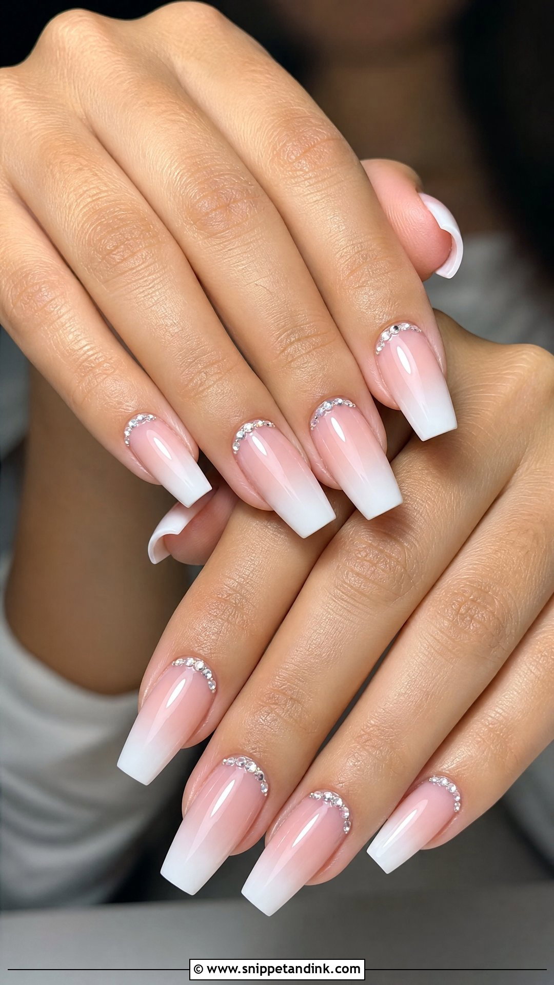 Coffin Bridal Nails - Snippet and Ink - 35 Bridal Nail Art Ideas
