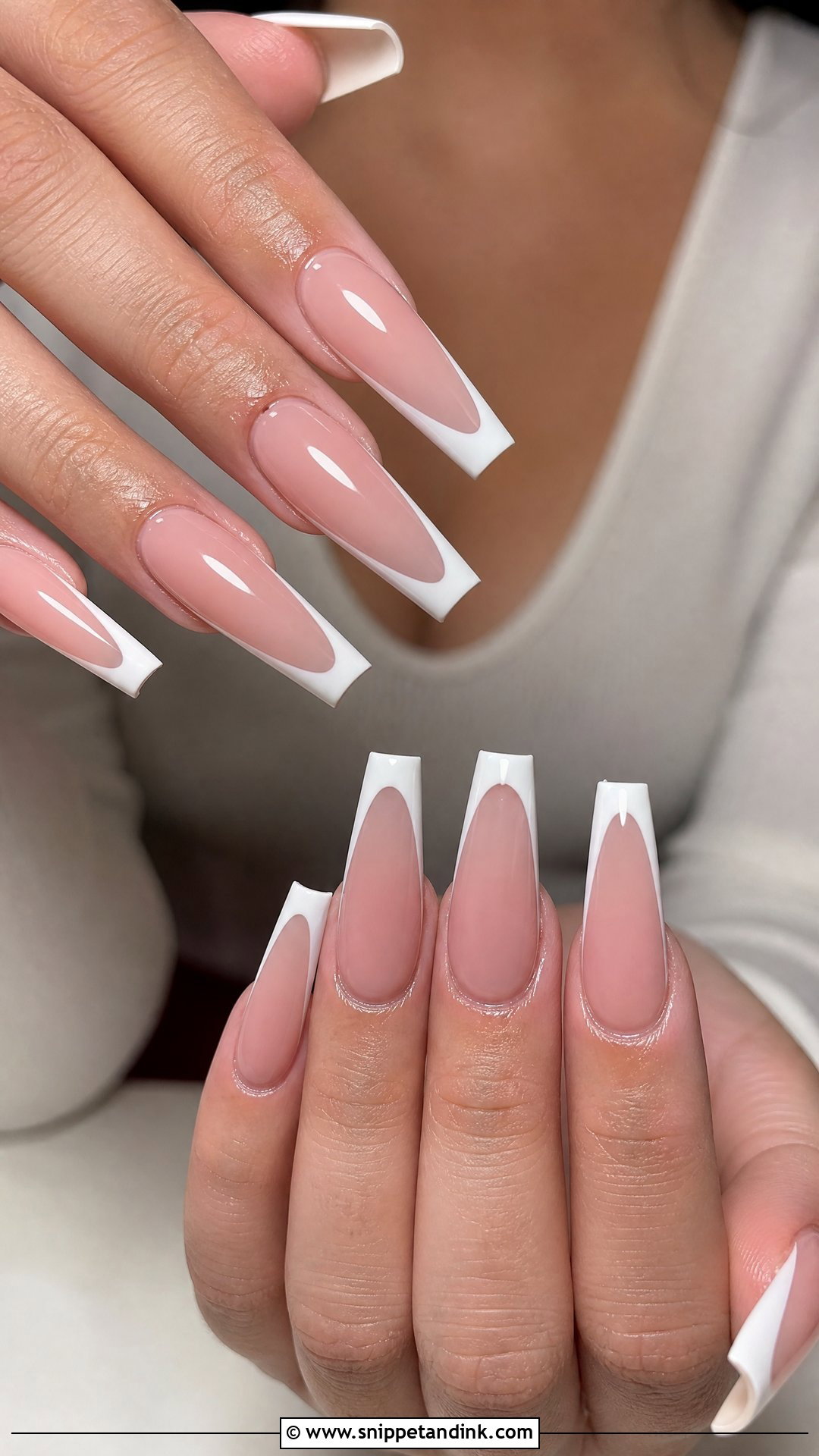 Coffin Bride Nails - Snippet and Ink - 25 Nail Bride Wedding Ideas