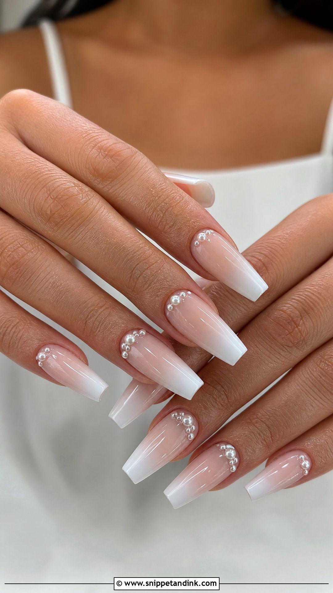 Coffin Bride Wedding Nails - Snippet and Ink - 25 Nail Designs for the Bride Wedding