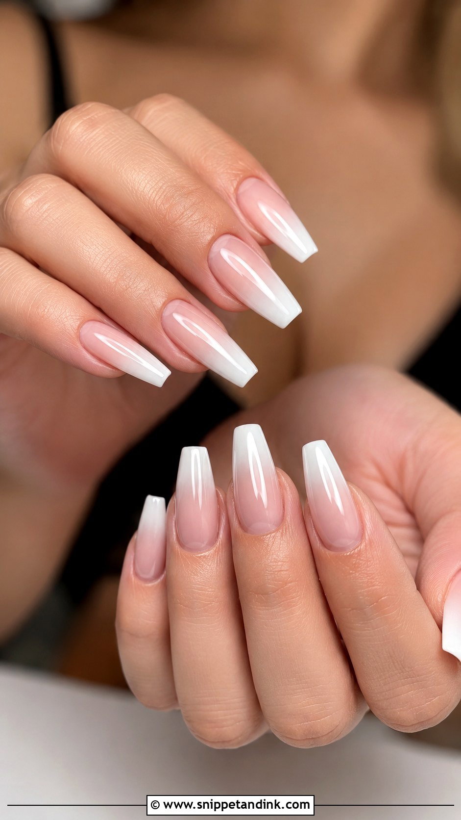 Coffin Gel Wedding Nails - Snippet and Ink - 20 Gel Wedding Nails for Bride