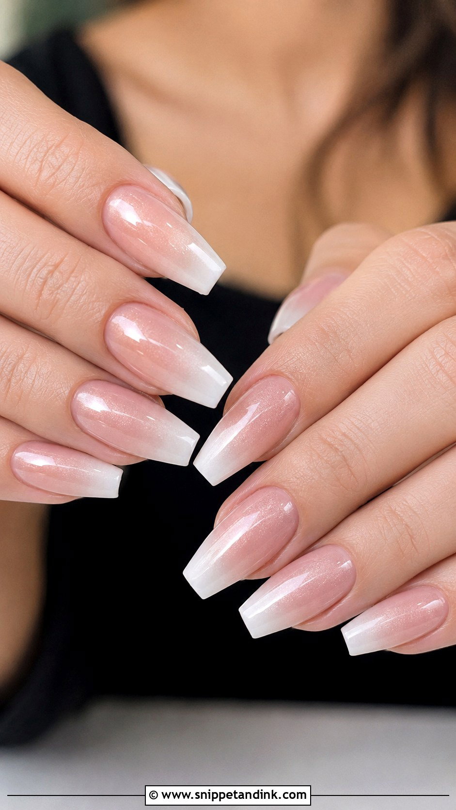 Coffin Gel X Wedding Nails - Snippet and Ink - 20 Gel X Wedding Nails