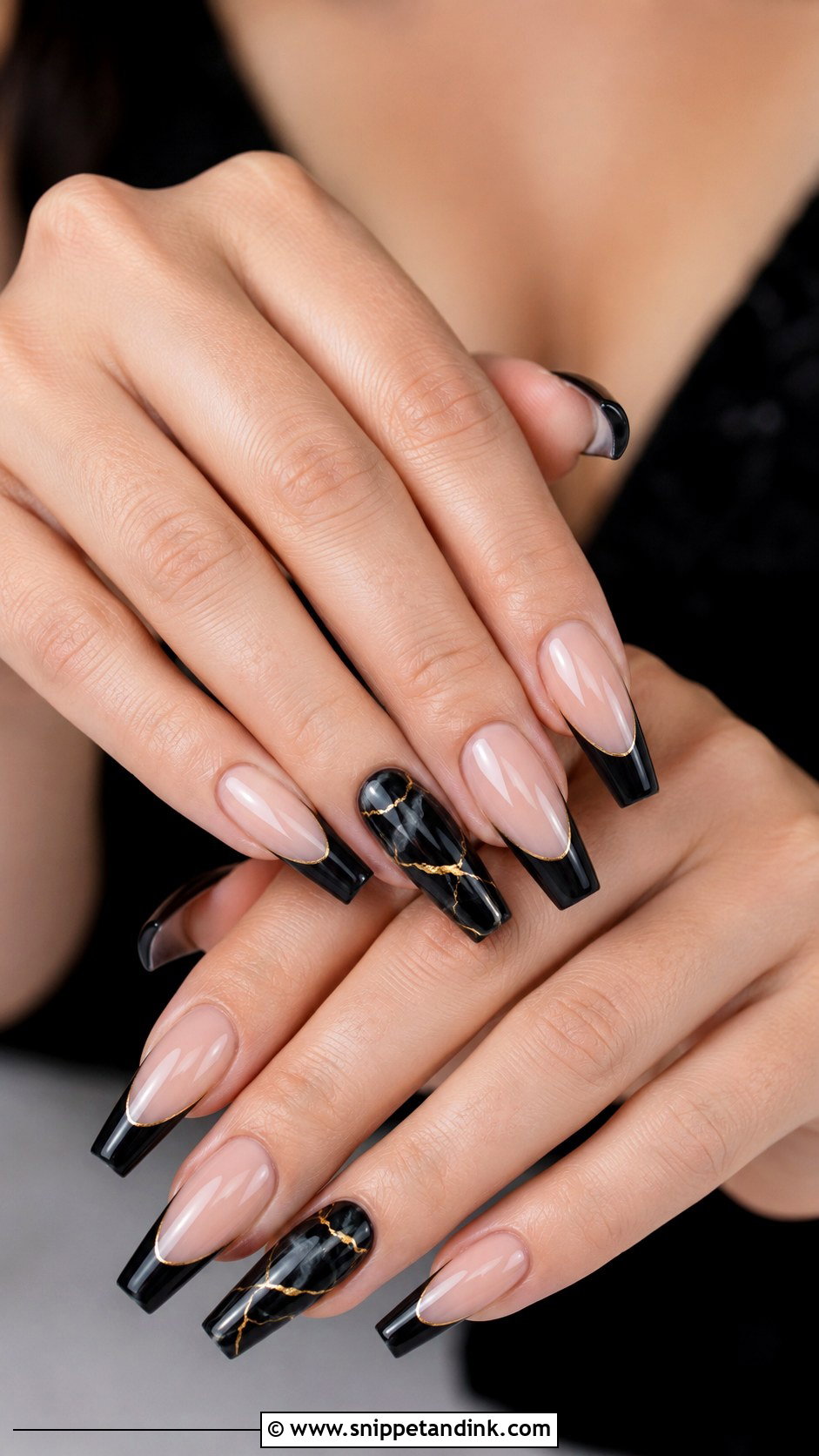 Coffin Gothic Wedding Nails - Snippet and Ink - 20 Gothic Wedding Nails