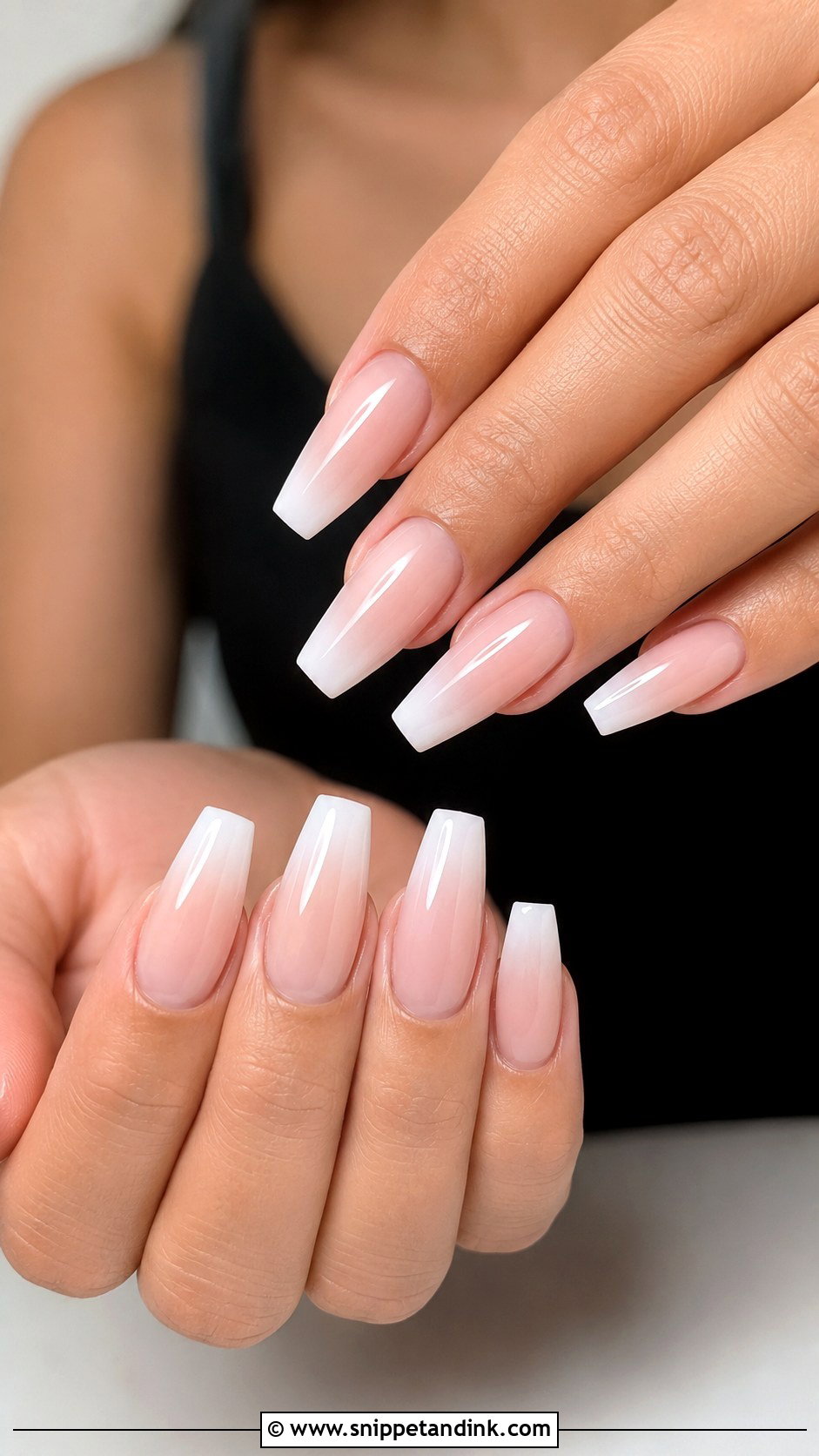 Coffin Wedding Dip Nails - Snippet and Ink - 20 Wedding Dip Nails for Bride