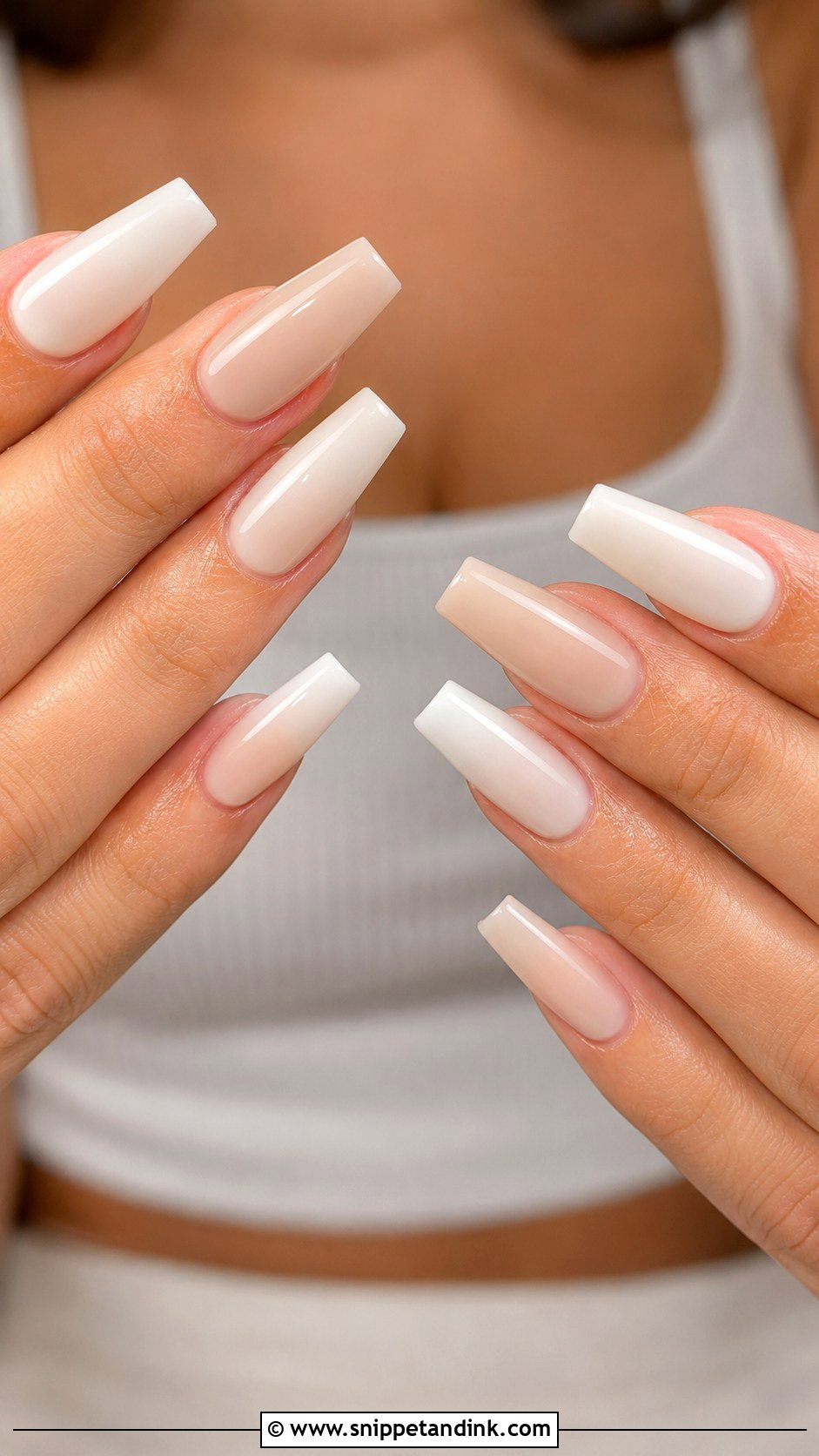 Coffin Wedding Dip Nails - Snippet and Ink - 20 Wedding Dip Nails