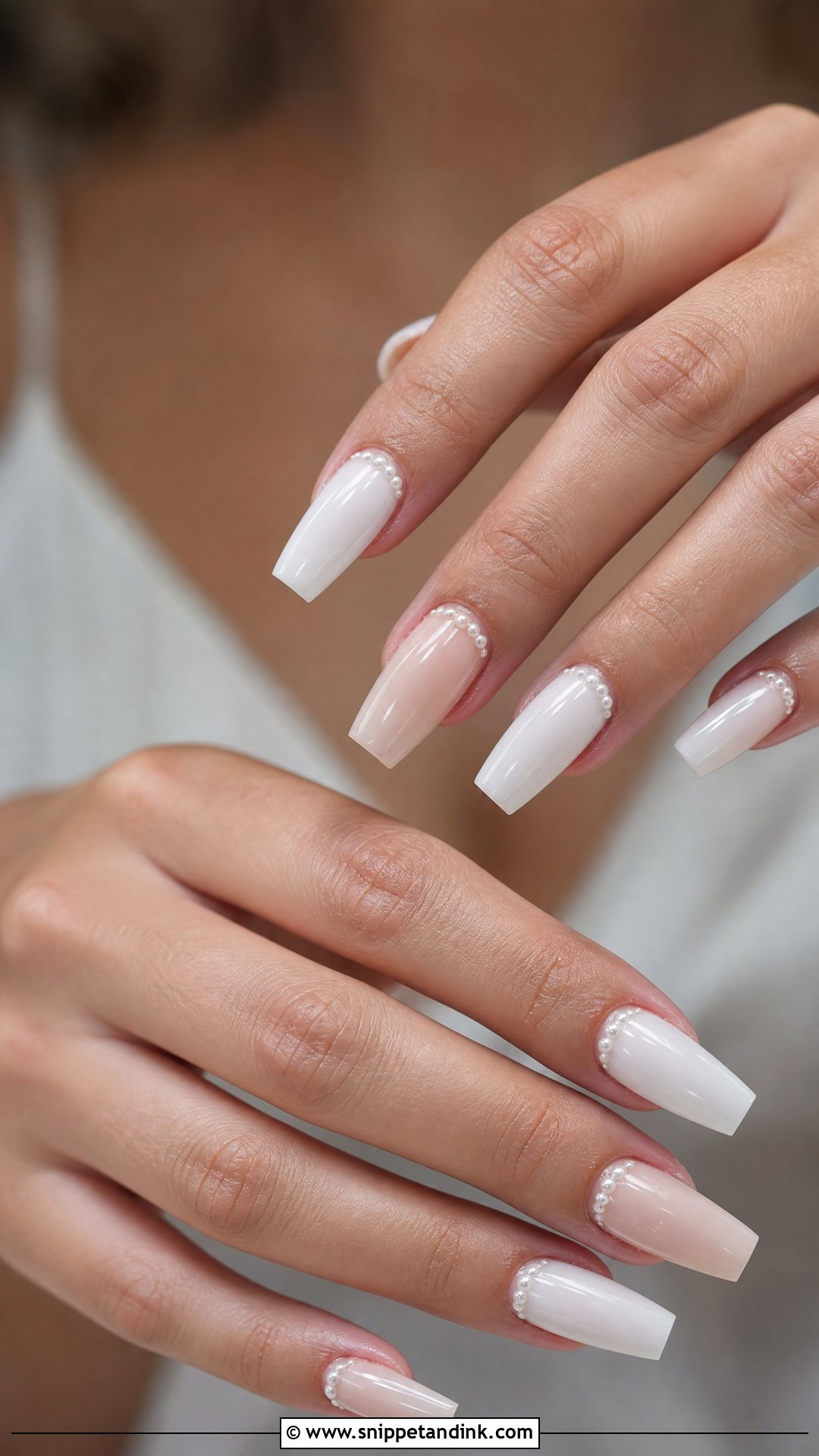 Coffin Wedding Nails - Snippet and Ink - 25 Nail Art Designs for Wedding