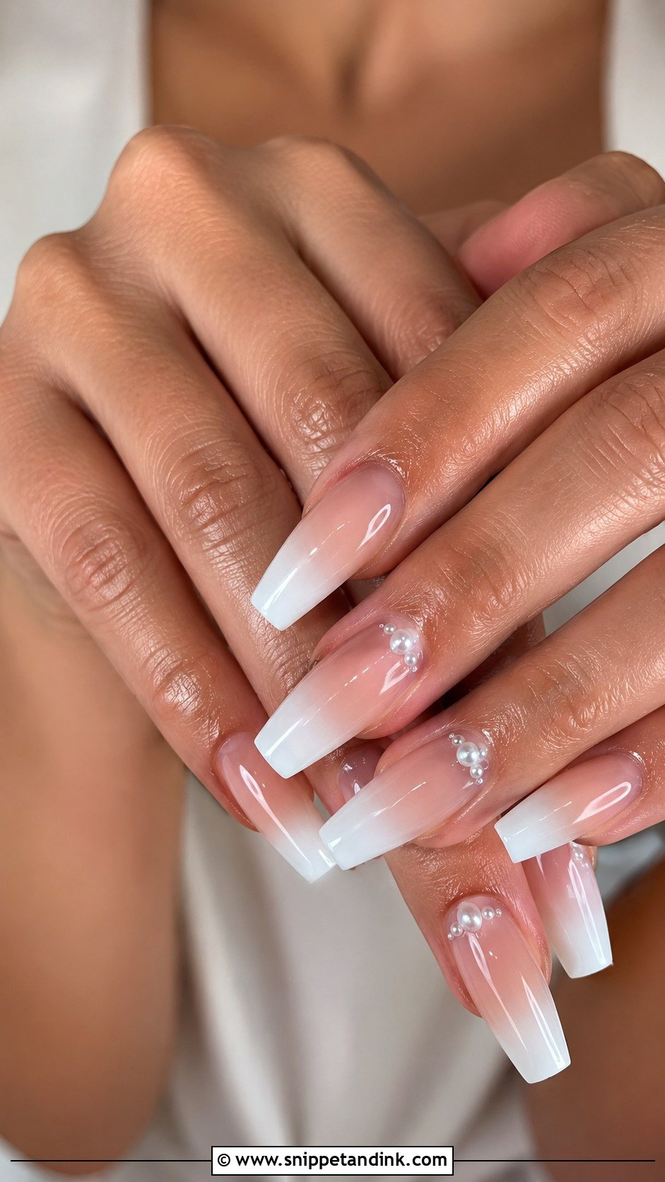 Coffin Wedding Nails - Snippet and Ink - 20 Elegant Nails for Wedding