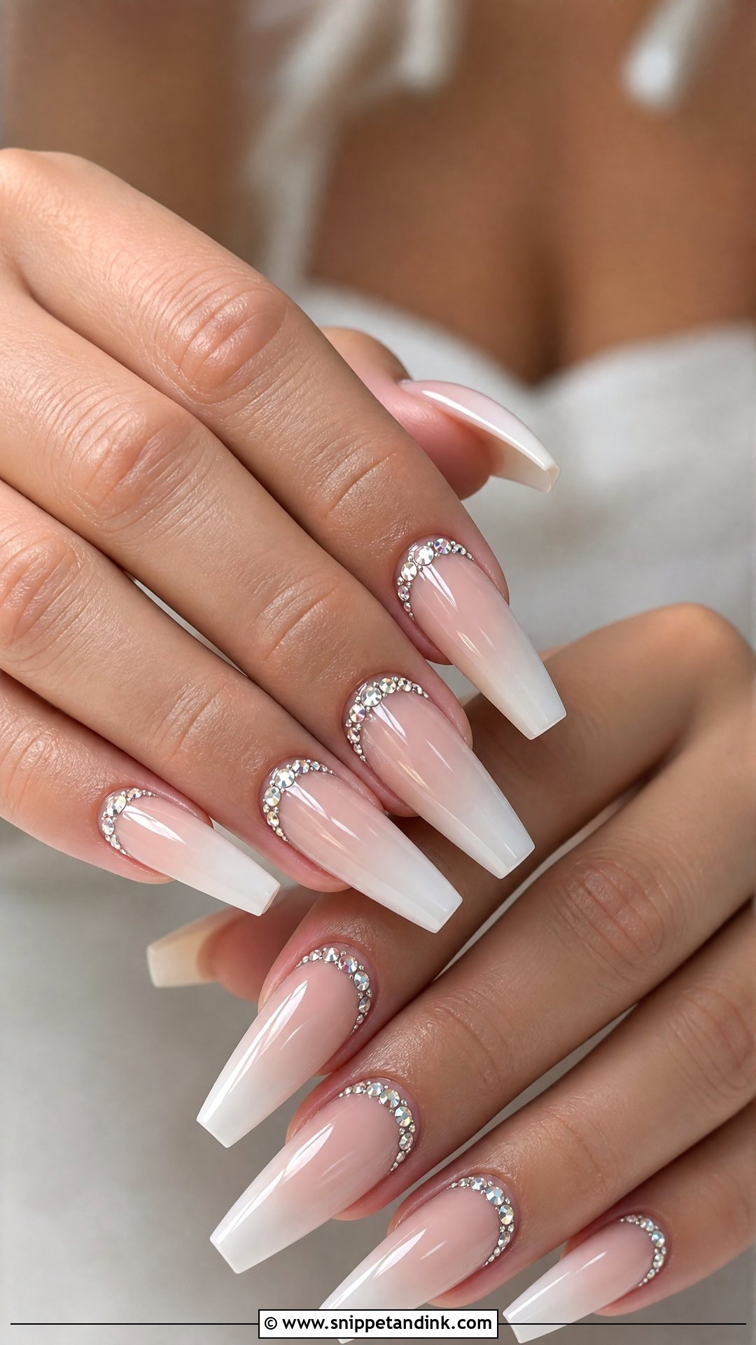 Coffin Wedding Nails - Snippet and Ink - 25 Wedding Nail Designs