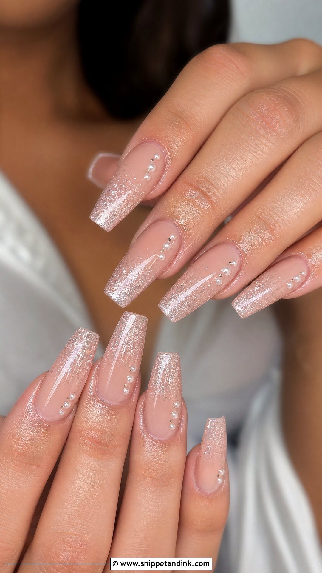 Coffin Wedding Nails - Snippet and Ink - 25 Wedding Nail Designs for Bride