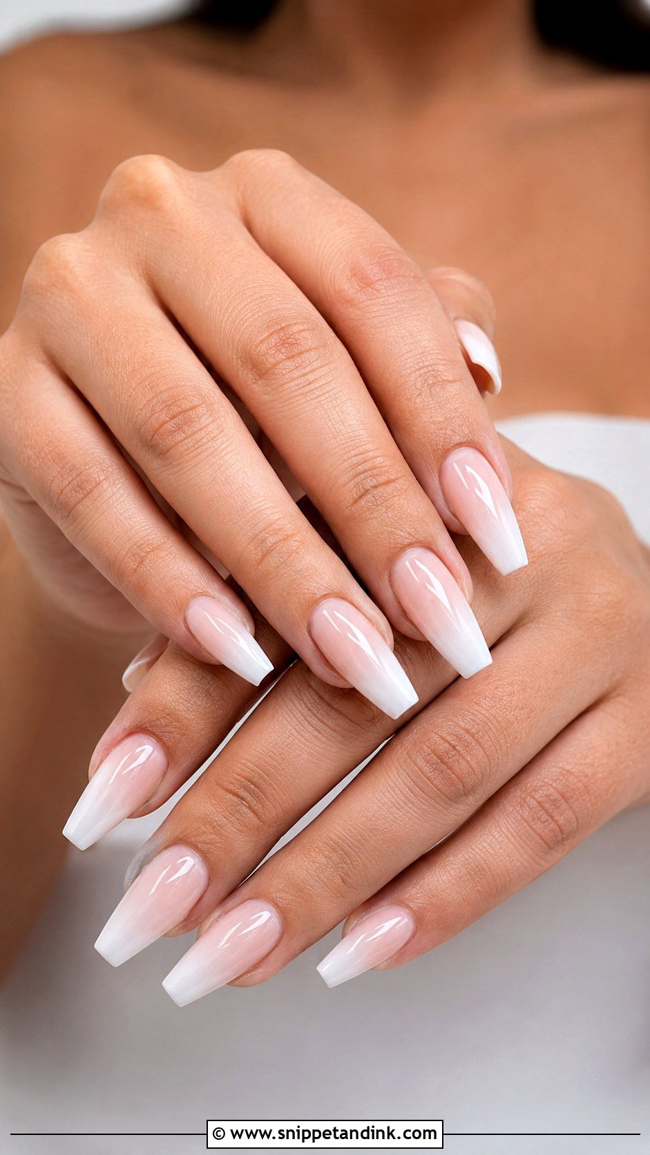 Coffin Wedding Nails - Snippet and Ink - 30 Elegant Nail Art Wedding Ideas