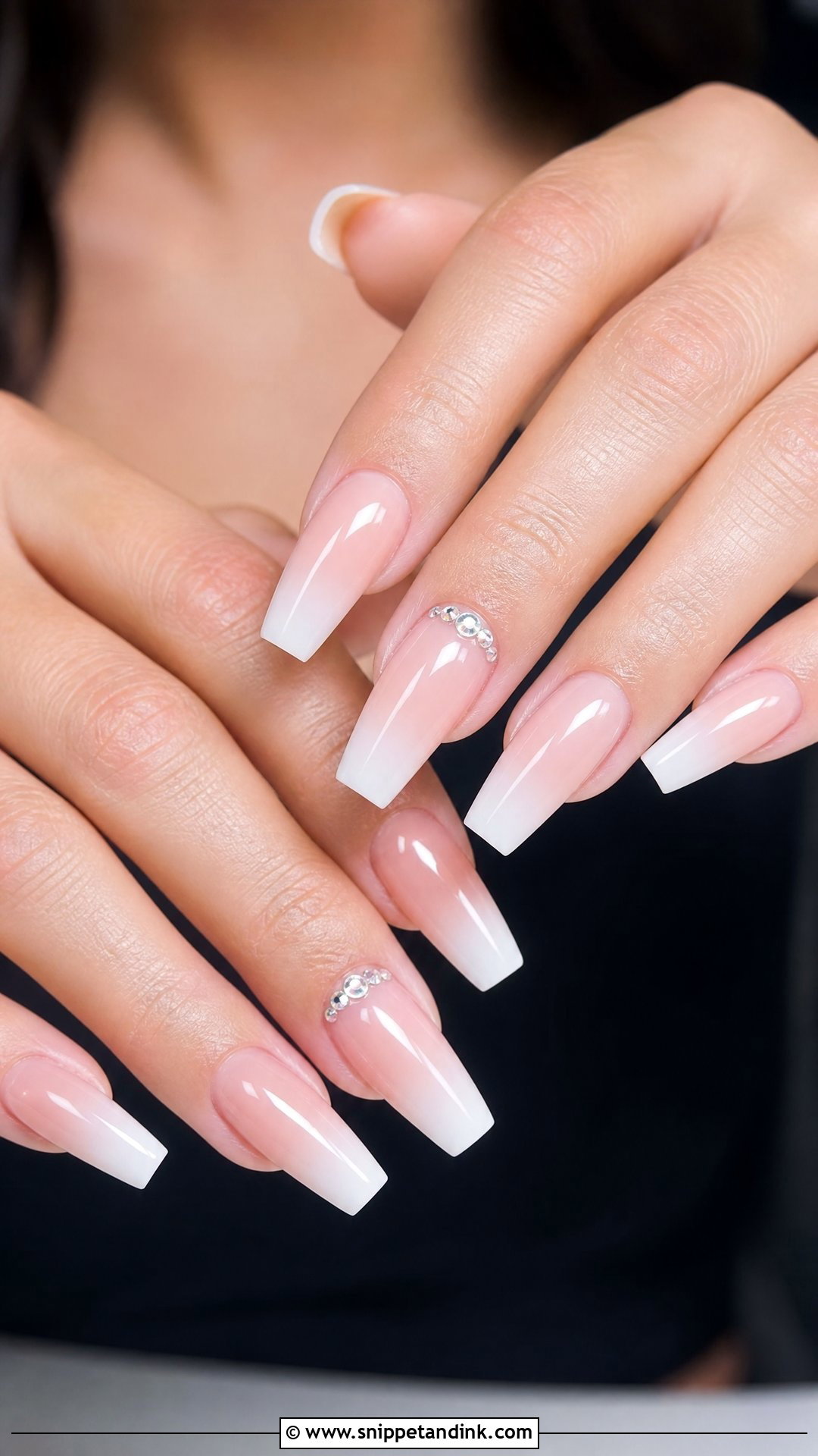 Coffin Wedding Nails - Snippet and Ink - 30 Wedding Nail Art Design for Bride Ideas