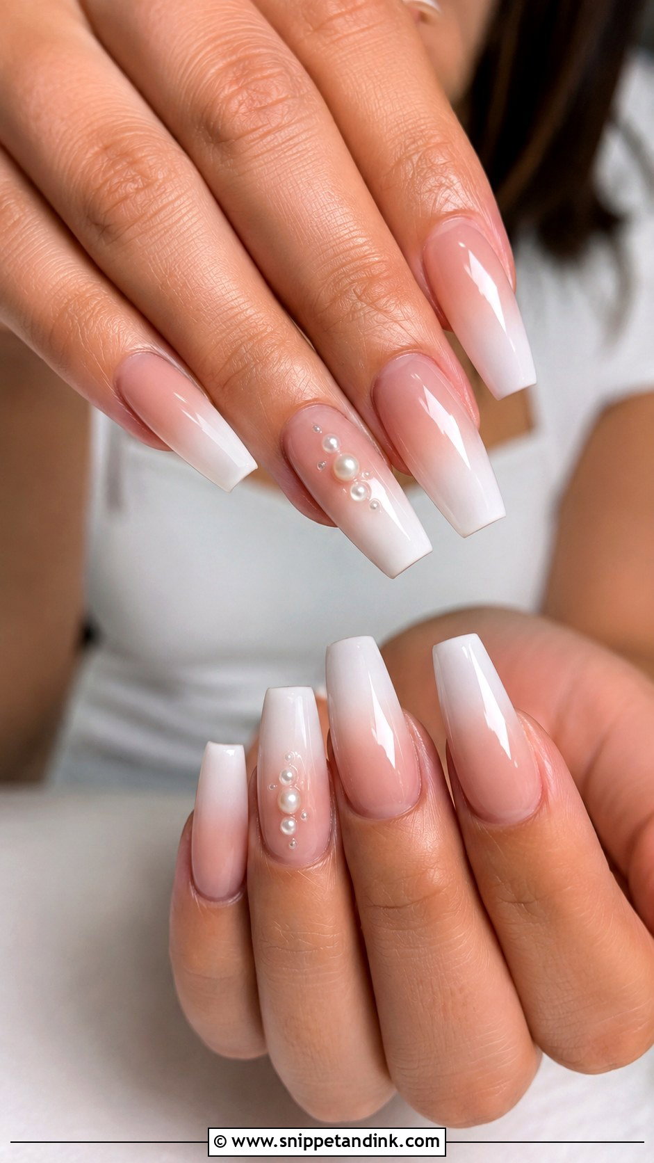 Coffin Wedding Nails - Snippet and Ink - 30 Wedding Nail Inspo for Bride Ideas