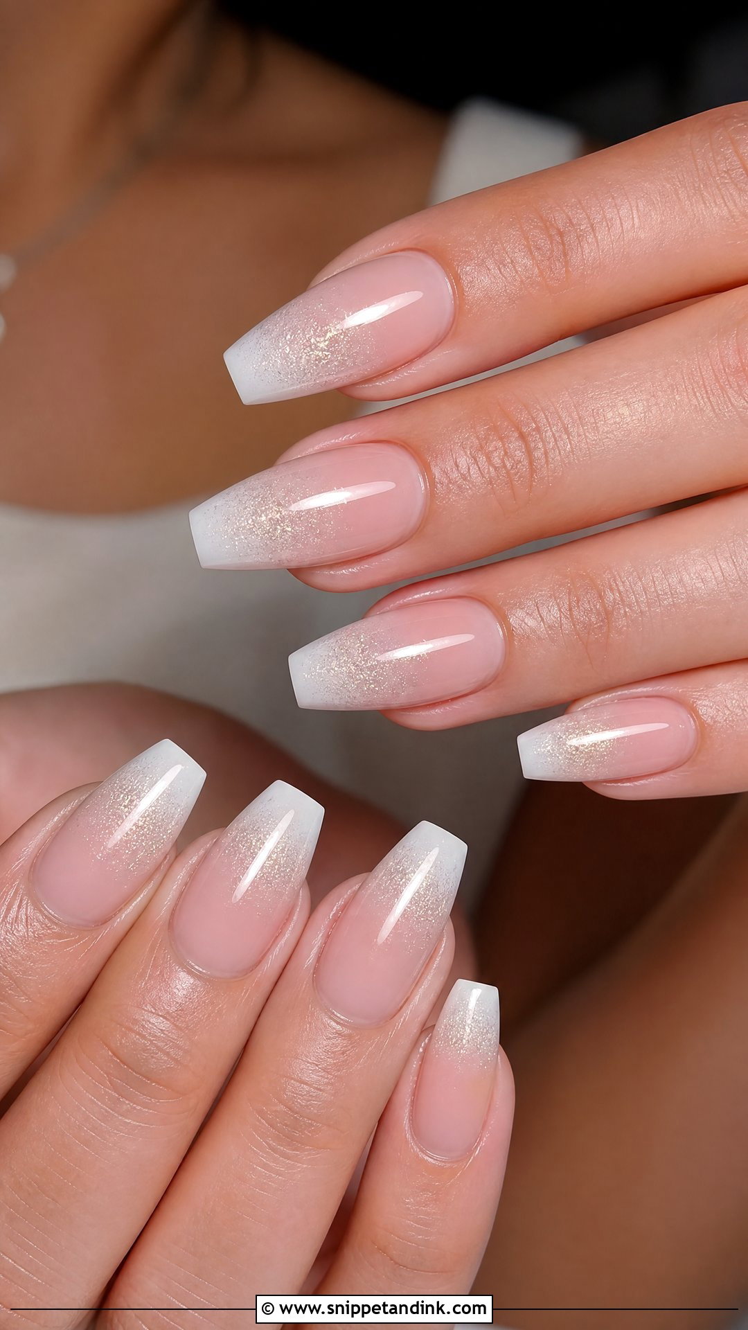 Coffin Wedding Nails - Snippet and Ink - 35 Wedding Day Nails