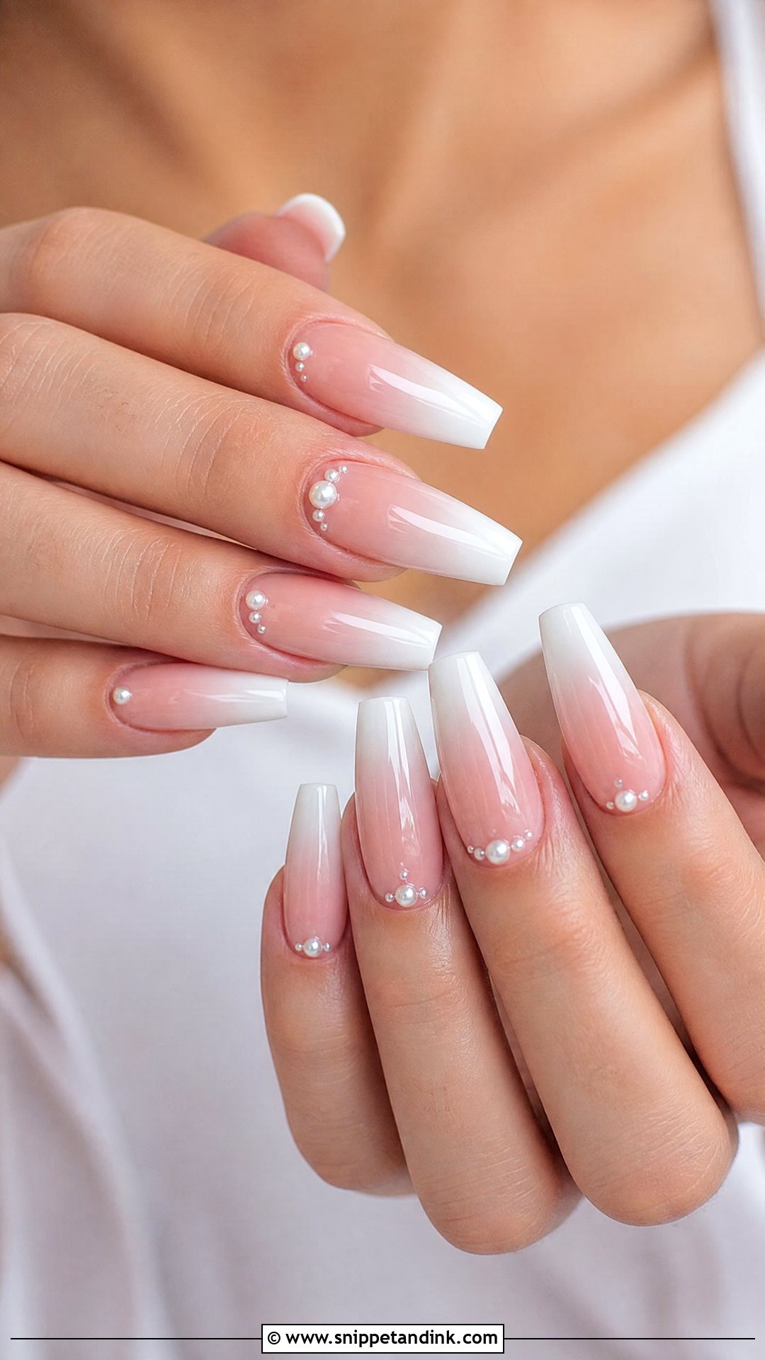 Coffin Wedding Nails - Snippet and Ink - 35 Wedding Nails for Bride