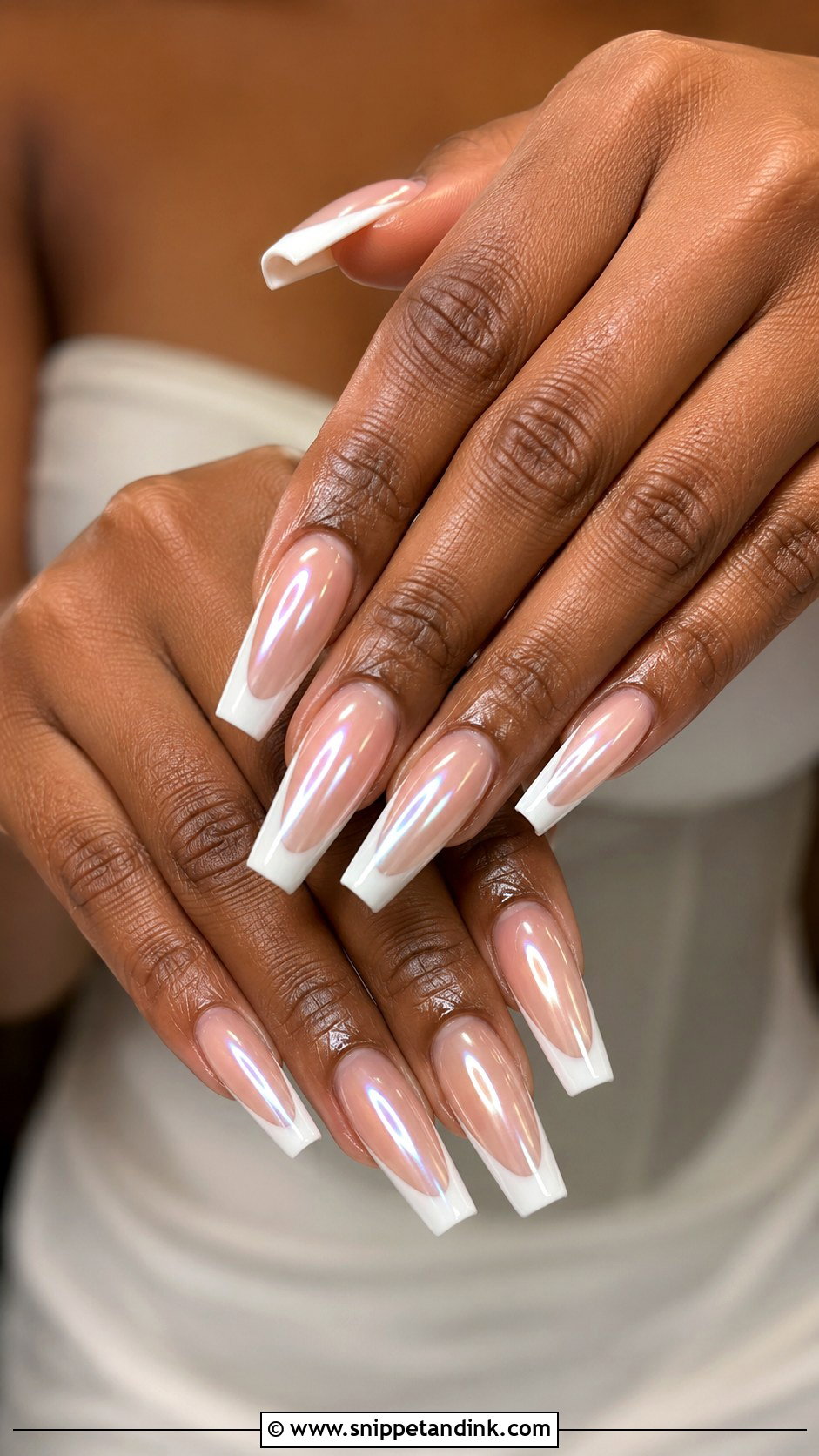 Coffin Wedding Nails For Black Women - Snippet and Ink - 20 Wedding Nails Black Women
