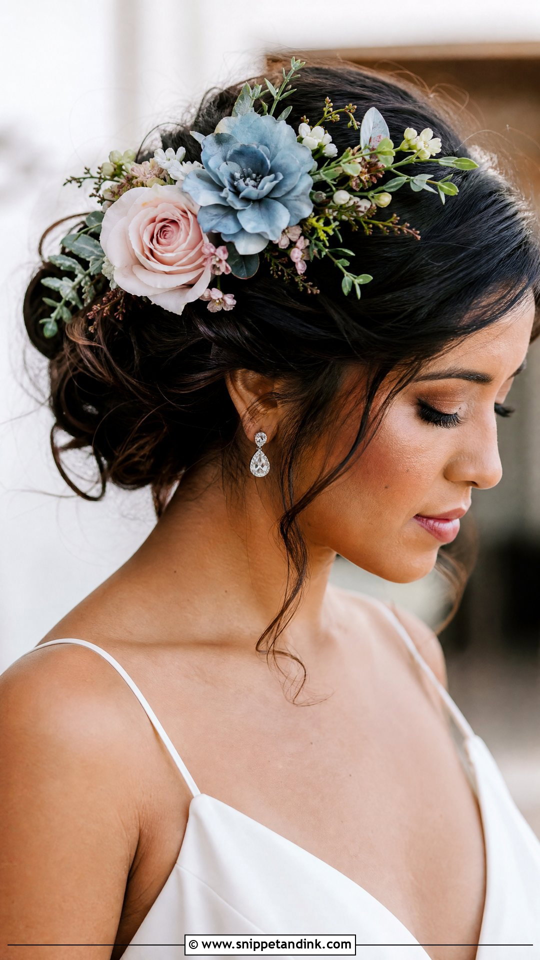 Colorful Bridal Headpiece - Snippet and Ink - 20 Bridal Hair Accessories Headpieces