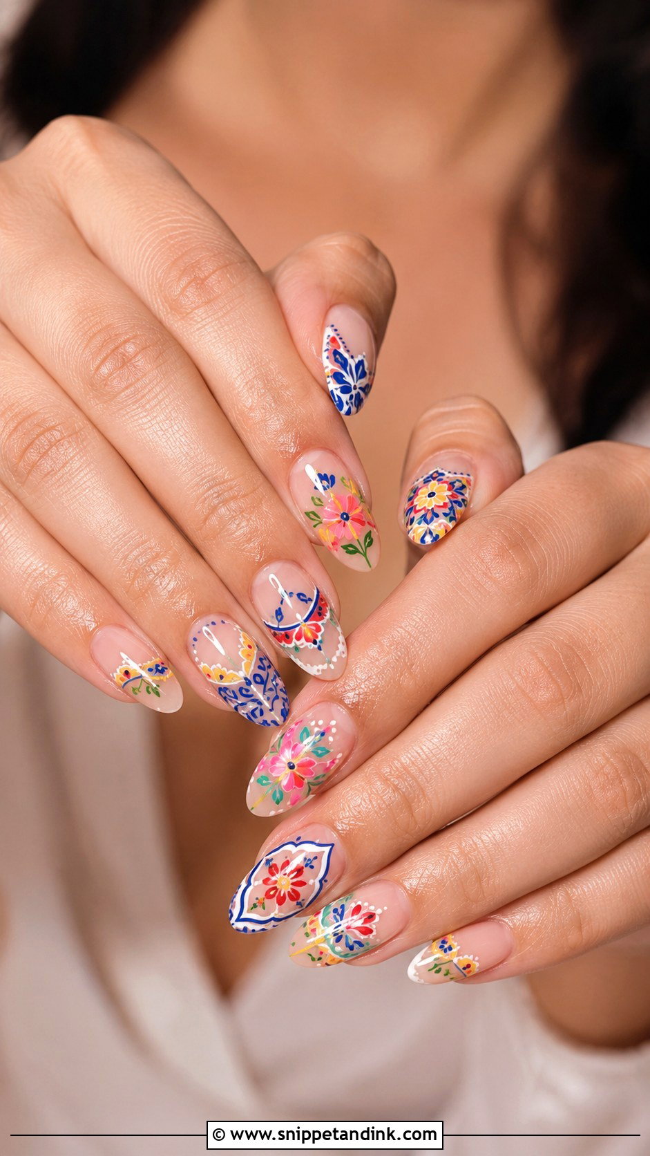 Colorful Mexican Wedding Nails - Snippet and Ink - 20 Mexican Wedding Nails