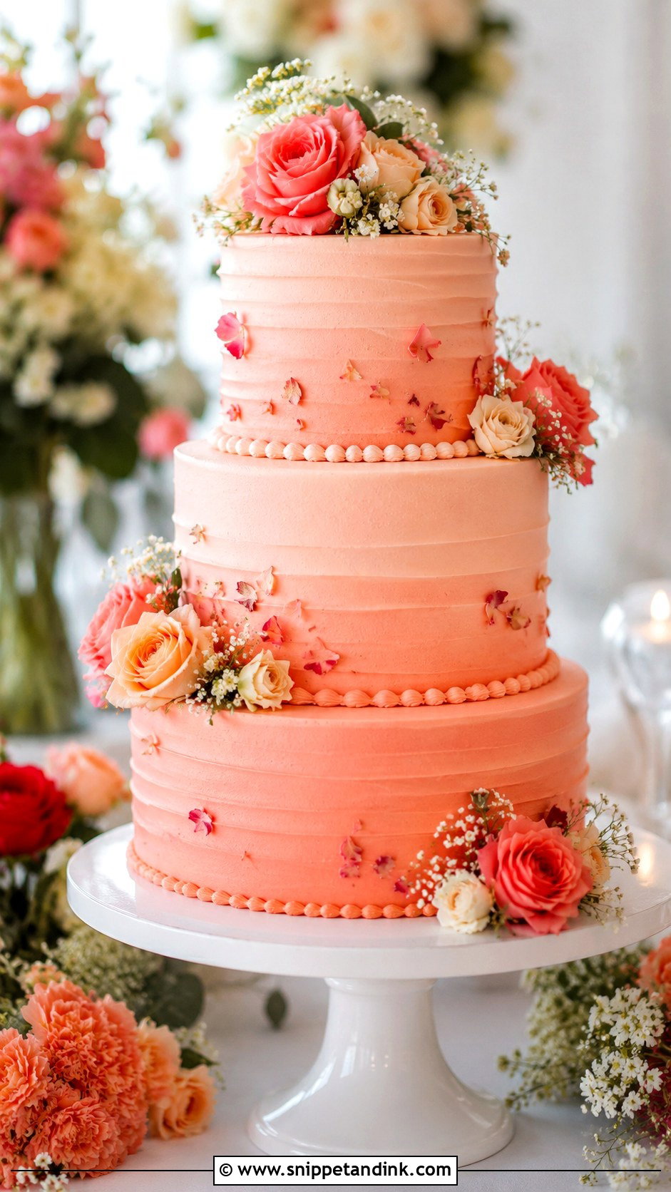 Colorful Wedding Cake - Snippet and Ink - 20 Different Cake Ideas for Wedding