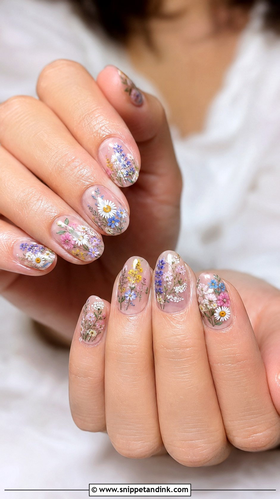Colorful Wildflower Wedding Nails - Snippet and Ink - 20 Wildflower Wedding Nails