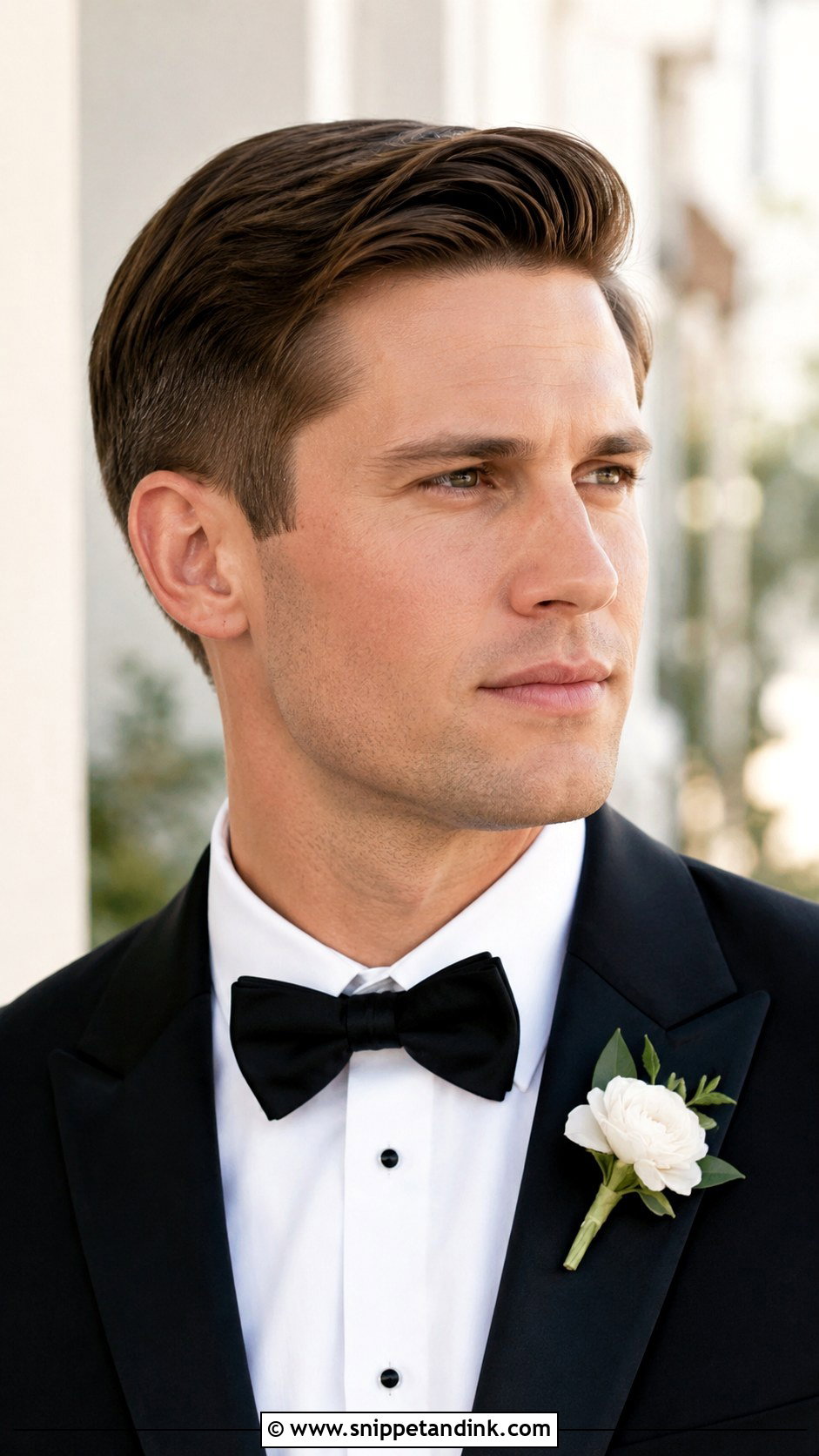 Comb Over Wedding Hairstyle - Snippet and Ink - 15 Men’s Wedding Hairstyles