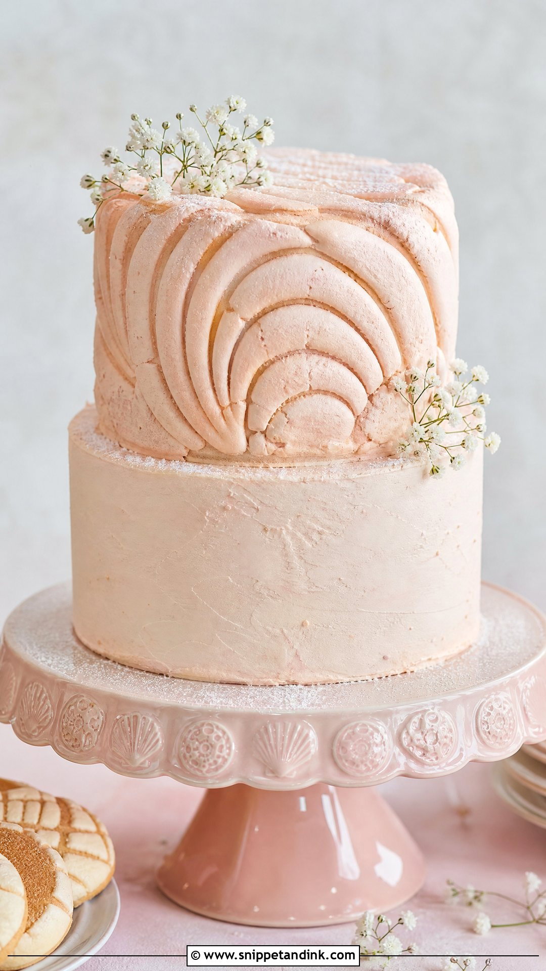 Concha Mexican Wedding Cake - Snippet and Ink - 20 Mexican Wedding Cakes